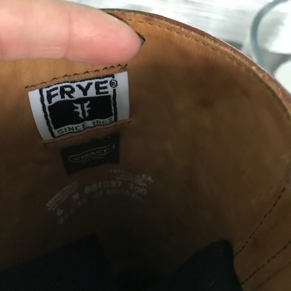RARE FRYE X COACH LIMITED EDITION CAMPUS BOOTS 6 - Picture 5 of 8